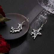Locked Heart Lava Heart Dark Earrings – Unique Gift Ideas — 5
