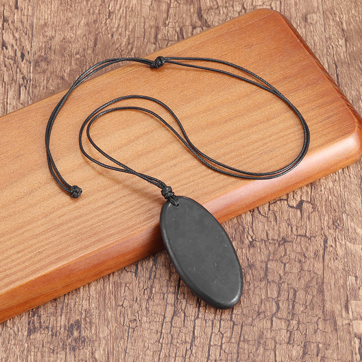 Natural Graphitoid New Olive Pendant – Jewelry Gift Ideas — 1