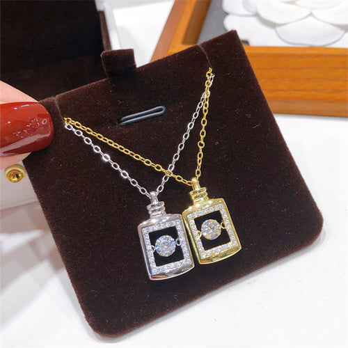 Collar Chain Perfume Bottle Pendant – Jewelry Gift Ideas — 2