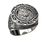 Vintage Wolf Totem Thai Silver Ring – Unique Gift Ideas — 4