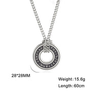 Vintage Viking Rune Circle Pendant Ornament – Jewelry Gift Ideas — 17