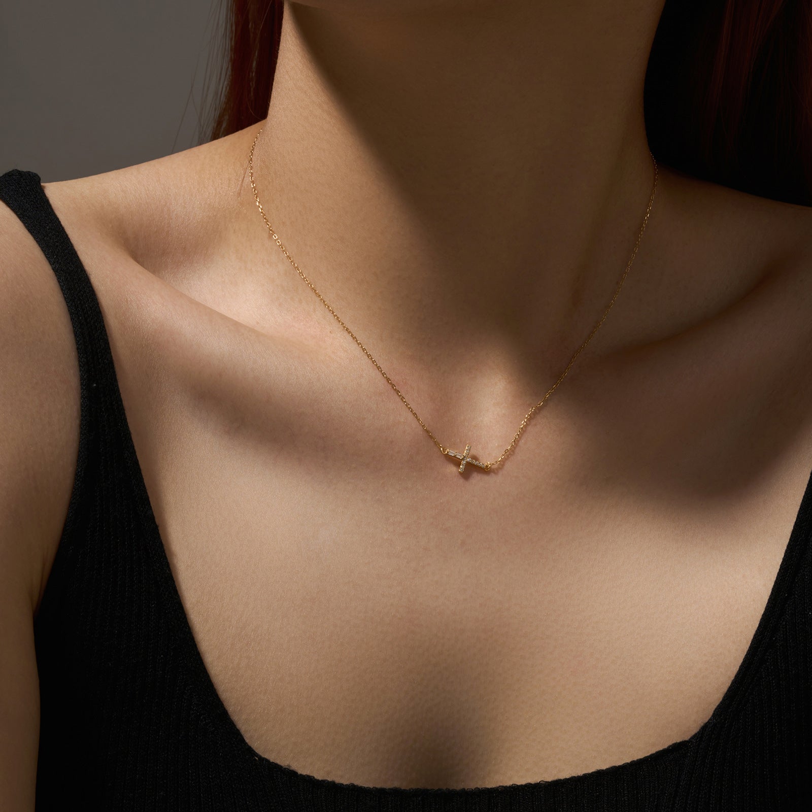 S925 Sterling Silver Cross Pendant Necklace – Jewelry Gift Ideas — 1