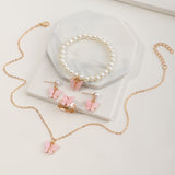 Children's Necklace Butterfly Accessories Girl – Jewelry Gift Ideas — 4