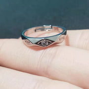 Couple Couple Rings Open Mouth White Gold Plated Men – Gifts for Her — 12