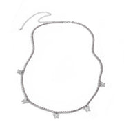 Simple Micro-Set Zircon Single Layer Body – Special Occasion Gifts — 4