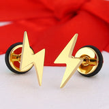 Stainless Steel Round Cake Earrings Black – Gift Ideas — 3