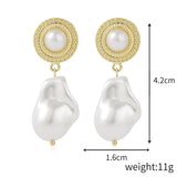 Exaggerated Irregular Baroque Pearl Earrings – Stylish Gifts — 20