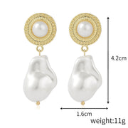 Exaggerated Irregular Baroque Pearl Earrings – Stylish Gifts — 20