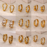 Simple Love Heart Earrings Ear Ring Women's New Trendy – Gifts for Her — 1