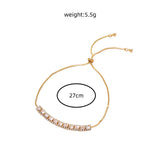 Brass Gold Plated Long Micropaved Zircon Pendant – Jewelry Gift Ideas — 3