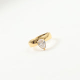 Ring Titanium Steel Plated 18K Gold – Birthday Gifts — 5
