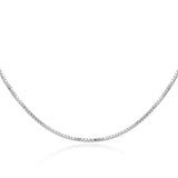 Women's Silver Necklace Green Chalcedony Red – Jewelry Gift Ideas — 4