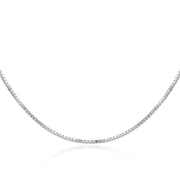 Women's Silver Necklace Green Chalcedony Red – Jewelry Gift Ideas — 4
