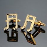 Brass Music Series Musical Instrument Note Cufflinks – Creative Gifts — 8