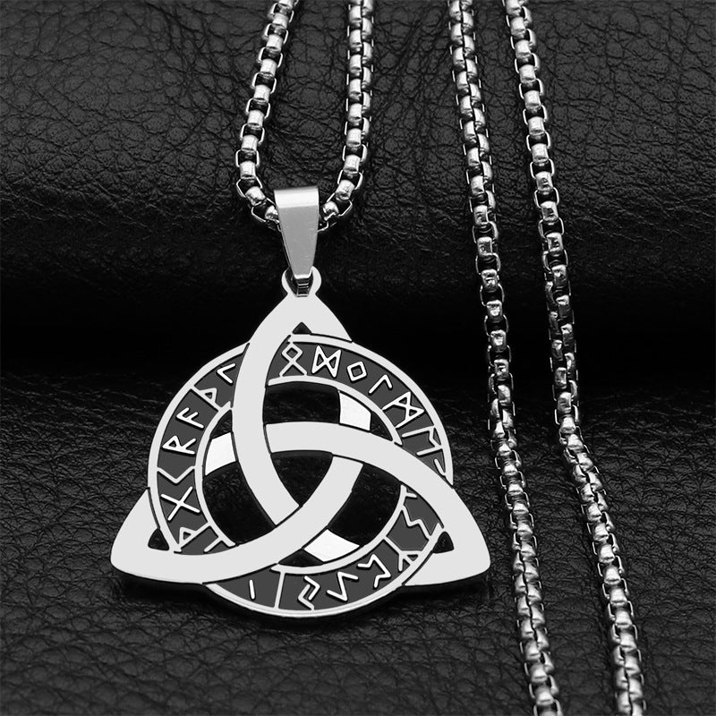 Viking Celtic Knot Stainless Steel Necklace – Jewelry Gift Ideas — 1