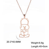 Cartoon Titanium Steel Cut Double-sided Polished – Jewelry Gift Ideas — 9