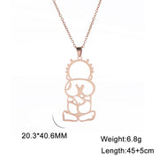 Cartoon Titanium Steel Cut Double-sided Polished – Jewelry Gift Ideas — 9