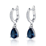 Women's Droplet Sterling Silver Platinum Plated – Gifts for Her — 5