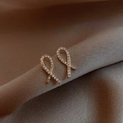 Female 925 Sterling Silver Needle Pearl Earrings – Gifts for Her — 8