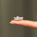 Copper Inlaid Zircon For Women To Wear A Folding Ring – Stylish Gifts — 3
