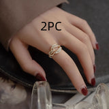 Fashion Micro-inlaid Zircon Ring Women – Stylish Gifts — 4