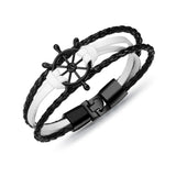 Alloy Leather Charm Bracelets – Jewelry Gift Ideas — 4