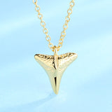 S925 Silver Necklace European Shark Teeth – Jewelry Gift Ideas — 4