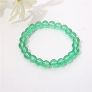 Solid Color Transparent Glass Bracelet – Jewelry Gift Ideas — 4
