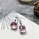 Colored Stone Natural Crystal Women's Earrings Diy – Gifts for Her — 8