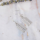 Razor Antique Silver Blade Pendant Earrings – Jewelry Gift Ideas — 5