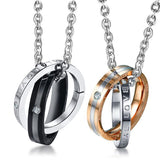 Stainless steel couple necklace – Jewelry Gift Ideas — 2