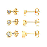 Fashion Pentagram Diamond Stud Earrings – Stylish Gifts — 2