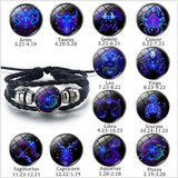 12 Zodiac Constellation Bracelet Luminous Braided – Jewelry Gift Ideas — 11