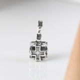 Retro Distressed Niello Jewelry Cross Square – Jewelry Gift Ideas — 5