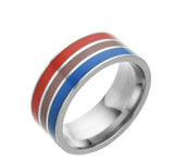 Bisexual Pride Stainless Steel Ring Europe – Stylish Gifts — 8