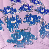 Acrylic F362 Colorful Night Sky Star Earrings – Practical Gifts — 1