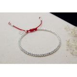 Sterling Silver Happy Word Tag Silver Beaded Red – Jewelry Gift Ideas — 2