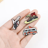 Tour Bus Compass Alloy Brooch Fire Pin Outdoor – Jewelry Gift Ideas — 4