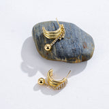 Earrings Frosted Shell Beads Solid Color – Gift Ideas — 4