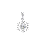 Simple Snowflake Pendant Necklace For Women Light – Jewelry Gift Ideas — 3