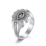 Vintage Style Stainless Steel Eyes Men's Ring – Stylish Gifts — 4