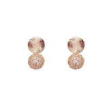 Woven pearl mesh earrings – Gift Ideas — 6