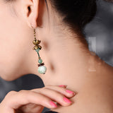Art and Crafts Ceramic Earrings Flower Earrings – Creative Gifts — 4