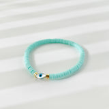 Rainbow Candy Clay Bead Eye Bead Bracelet – Jewelry Gift Ideas — 13
