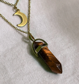 Moon Hexagonal Column Pendant – Jewelry Gift Ideas — 9
