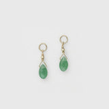 S925 Sterling Silver Green Chalcedony Earrings – Jewelry Gift Ideas — 2