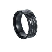 8MM Wide Vacuum Plated Titanium Steel Ring For Men – Gifts for Him — 3