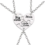 Big Lil Sis Mom Rendy Simple Heart Necklace – Jewelry Gift Ideas — 1