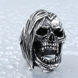 Titanium Steel Punk Skull Ring Overbearing Man – Gifts for Him — 1