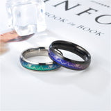 Korean Style ECG Couple Ring Stainless Steel Heartbeat – Stylish Gifts — 5